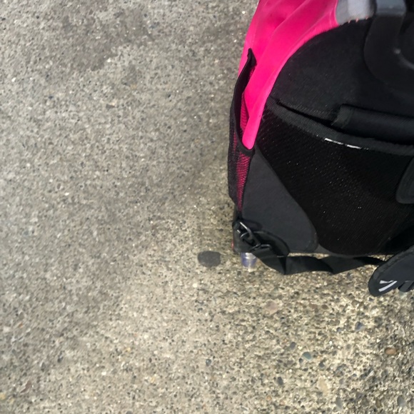 Sundance Girl’s Pink Gray Laptop Rolling Backpack (19.5 Inch) - Picture 8 of 10